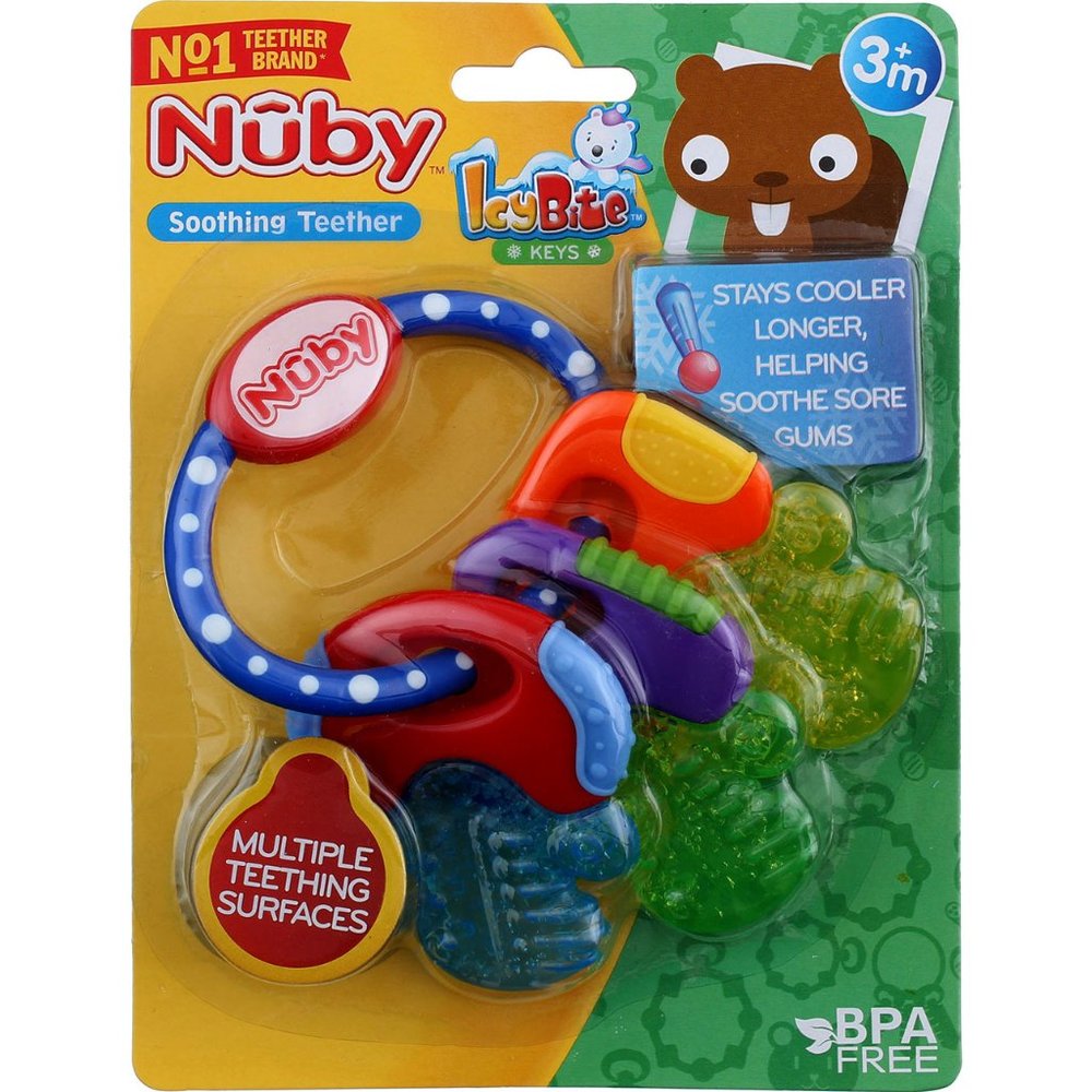 Nuby Soothing Teether Icy Bite Keys No1 Teether Brand